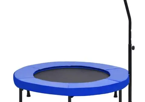 Trambulină de fitness cu mâner și margine de siguranță, 102 cm - 3/5