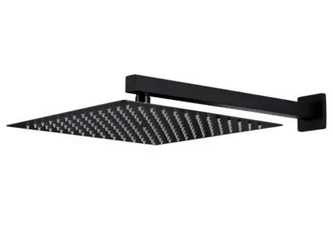 Sistem de duș, negru, oțel inoxidabil 201 - 3/5