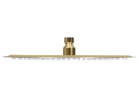 Cap de duș tip ploaie rotund, auriu, 30 cm, oțel inoxidabil - 4/5