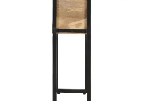 Jardinieră, 60 x 20 x 68 cm, lemn de mango nefinisat - 3/5