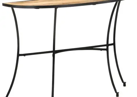 Masă laterală, 110x40x77 cm, lemn masiv mango - 1/5