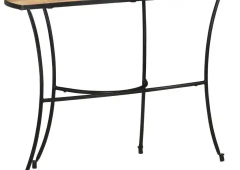 Masă laterală, 110x40x77 cm, lemn masiv mango - 4/5