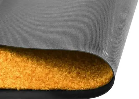 Covoraș de ușă lavabil, portocaliu, 90 x 150 cm - 2/5