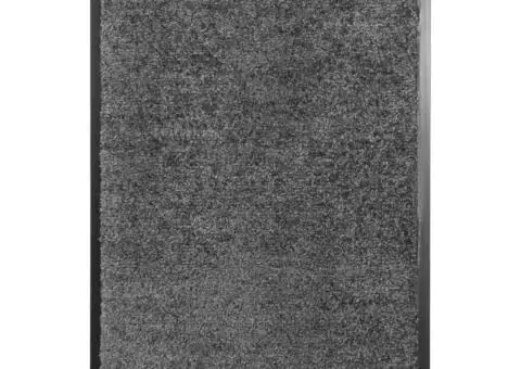 Covoraș de ușă lavabil, antracit, 40 x 60 cm - 1/5