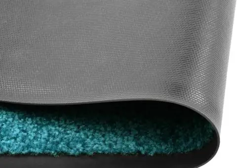 Covoraș de ușă lavabil, cyan, 120 x 180 cm - 2/5