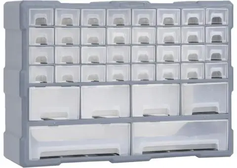 Organizator cu 38 de sertare, 52 x 16 x 37,5 cm - 1/5