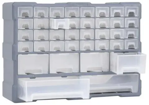 Organizator cu 38 de sertare, 52 x 16 x 37,5 cm - 2/5