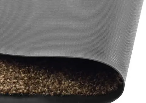 Covoraș de ușă lavabil, maro, 60 x 90 cm - 2/5