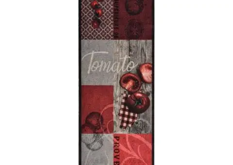 Covoraș de bucătărie, lavabil, model Tomato, 45x150 cm - 1/5