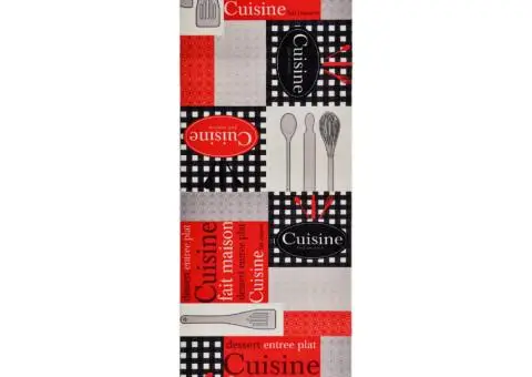 Covoraș de bucătărie lavabil, model Cuisine, 60 x 180 cm - 1/5