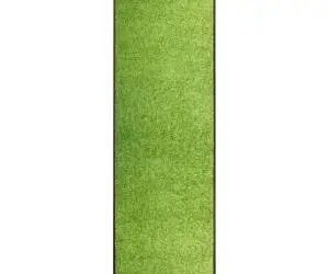 vidaXL Covoraș de ușă lavabil, verde, 60 x 180 cm