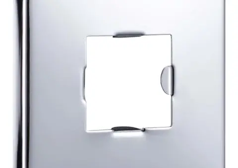 Braț suport duș, pătrat, argintiu, 30 cm, oțel inoxidabil 201 - 5/5