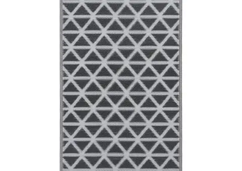 Covor de exterior, ARAKIL negru, 80x150 cm, PP - 2/5