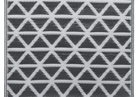 Covor de exterior, ARAKIL negru, 80x150 cm, PP - 5/5