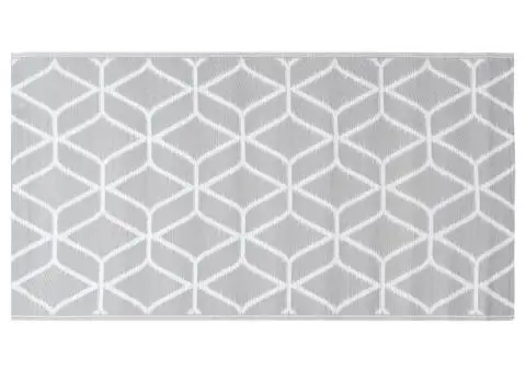 Covor de exterior, ARAKIL gri, 120x180 cm, PP - 3/5