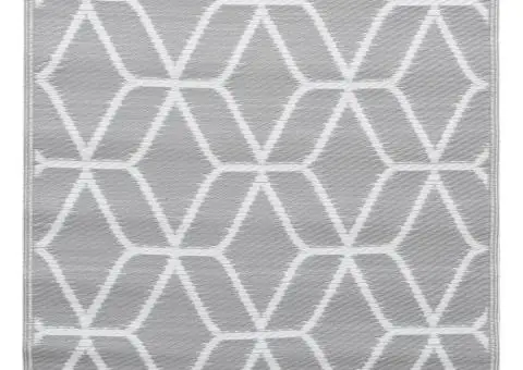 Covor de exterior, ARAKIL gri, 120x180 cm, PP - 5/5