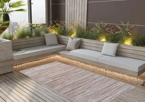 Covor de exterior, ARAKIL maro, 160 x 230 cm, PP - 1/5