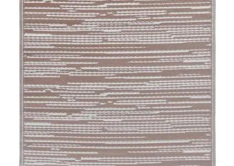 Covor de exterior, ARAKIL maro, 160 x 230 cm, PP - 4/5