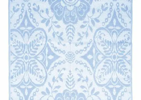 Covor de exterior, ARAKIL bleu, 160x230 cm, PP - 4/5