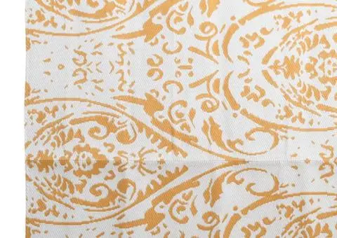 Covor de exterior, ARAKIL portocaliu/alb, 190x290 cm, PP - 4/5