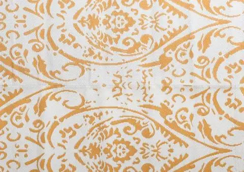 Covor de exterior, ARAKIL portocaliu/alb, 190x290 cm, PP - 5/5