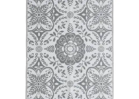 Covor de exterior, ARAKIL gri deschis, 120x180 cm, PP - 1/5