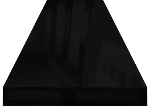 Rafturi de perete, 2 buc. negru extralucios 120x23,5x3,8 cm MDF - 5/5