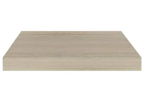 Rafturi de perete suspendate, 2 buc., stejar, 40x23x3,8 cm, MDF - 5/5
