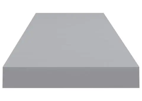 Rafturi de perete suspendate, 2 buc., gri, 90x23,5x3,8 cm, MDF - 5/5