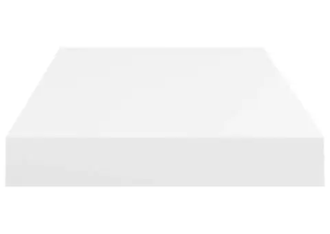 Raft de perete suspendat, alb, 50x23x3,8 cm, MDF - 5/5