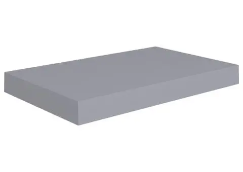 Rafturi de perete suspendate, 2 buc., gri, 40x23x3,8 cm, MDF - 4/5