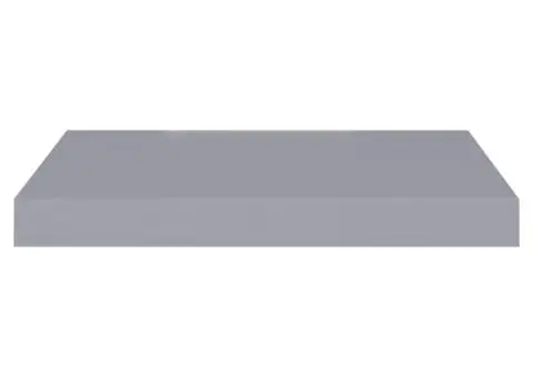 Rafturi de perete suspendate, 2 buc., gri, 40x23x3,8 cm, MDF - 5/5