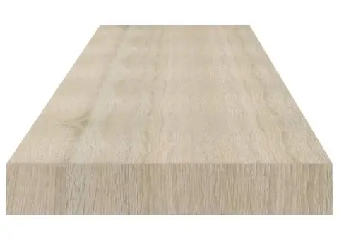 Raft de perete suspendat, stejar, 120x23,5x3,8 cm, MDF - 5/5