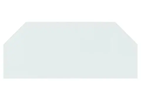 Placă de sticlă pentru șemineu, hexagonală, 120x50 cm - 4/5