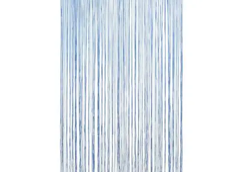 Perdea macrame, albastru, 140 x 240 cm, bumbac - 3/5