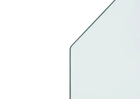 Placă de sticlă pentru șemineu, hexagonală, 80x60 cm - 5/5