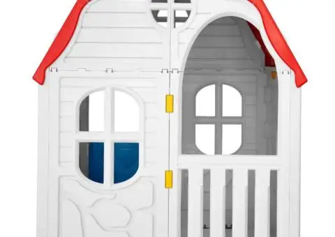 Căsuță de joacă pliabilă copii cu ușă și ferestre funcționale - 5/5