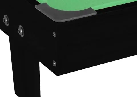 Mini masă de biliard, 3 picioare, negru & verde 92 x 52 x 19 cm - 5/5