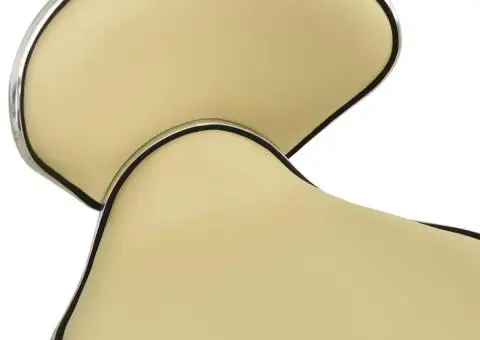 Scaun pentru salon spa, crem, piele ecologică - 5/5