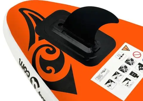 Set de placă SUP gonflabilă, portocaliu, 305x76x15 cm - 5/5