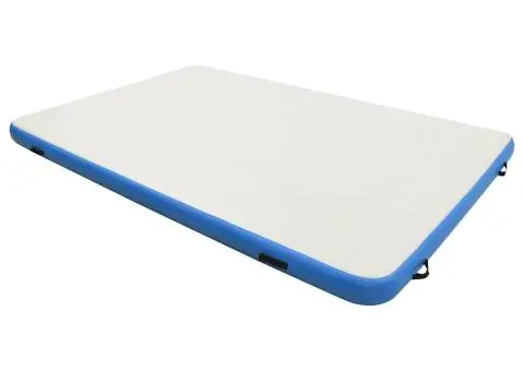 Punte plutitoare gonflabilă, albastru și alb, 300x150x15 cm - 3/5