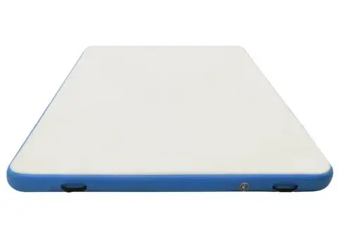 Punte plutitoare gonflabilă, albastru și alb, 300x150x15 cm - 4/5