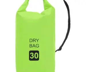 vidaXL Rucsac impermeabil, verde, 30 L, PVC