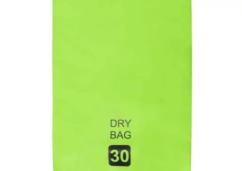 Rucsac impermeabil, verde, 30 L, PVC - 3/5