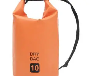 vidaXL Rucsac impermeabil, portocaliu, 10 L, PVC