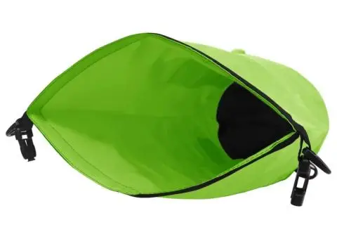 Rucsac impermeabil, verde, 15 L, PVC - 4/5