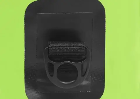 Rucsac impermeabil, verde, 15 L, PVC - 5/5