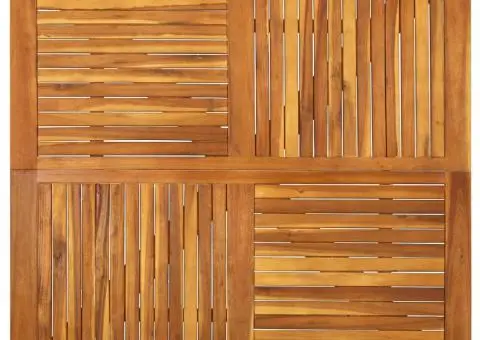 Masă de grădină, 120 x 120 x 75 cm, lemn masiv de acacia - 3/5