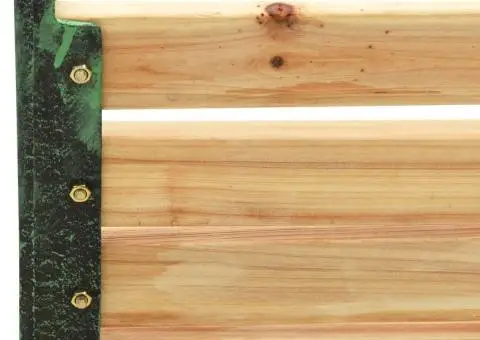 Bancă de grădină, 123 cm, fontă și lemn masiv de brad - 5/5