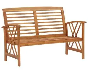 vidaXL Bancă de grădină, 119 cm, lemn masiv de acacia